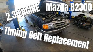 Mazda B2300 Timing Belt Replacement [upl. by Alston]