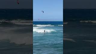 WAVES  KITESURF  MAGIC 🤩 kitesurfing kitesurf waves surf music [upl. by Enohs]