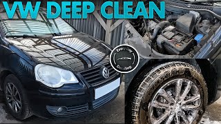 Surviving the filth VW Polo deep clean Satisfying before and after [upl. by Havstad933]