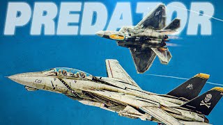 Surviving The F22 Raptor  F14 Tomcat Vs F22 Raptor  Digital Combat Simulator  DCS [upl. by Annez]