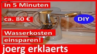 🔥EnergieSparTipp 🔥Wasser einsparen Wasserkosten um 80€ senken Energie Gas einsparen Vol73 [upl. by Goulder198]