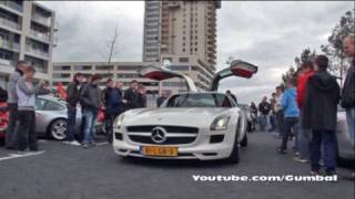 MercedesBenz SLS AMG  LOUD revving HD 1080p [upl. by Norek]