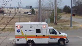 RARE Pafford EMS Ambulance 322 Responding [upl. by Ahsinra3]