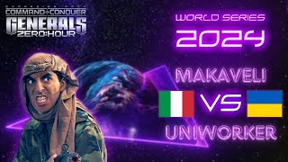 WORLD SERIES 2024  Makaveli ITA vs UniworKeR UKR  132FINAL BO9 CampC GENERALS ZEROHOUR [upl. by Eerised]