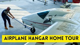 Private Airport Hangar Home Tour Aviation Real Estate Taxiway Runway Airpark FlyIn Community Pilots [upl. by Ahsenwahs]