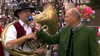 Wiesn Frühschoppen  Standkonzert unter der Bavaria 2013 09 29 [upl. by Doble439]