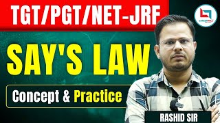 Says Law Analysis  Economics Concepts by Rashid Sir  teaching economics tgtpgt bpsctre4 tre [upl. by Mcnalley593]