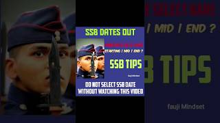 tips to choose SSB date 👮‍♂️🙂 how to choose SSB date shorts ssbinterview [upl. by Cresida]