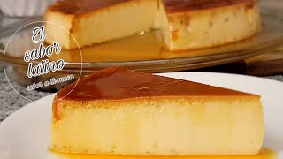 🔴 Como Hacer un Delicioso Flan Casero 💥Sin Horno Sin Licuadora [upl. by Wiburg]