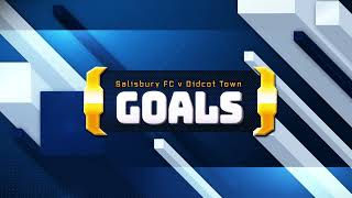 Salisbury FC V Didcot Town goals [upl. by Nhguavoj]