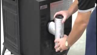 Installing A Pellet Vent Pro Stove Adapter [upl. by Laflam]