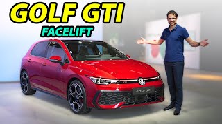 VW Golf GTI facelift unveiled  REVIEW 2024 [upl. by Karsten650]