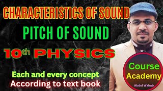 Class 10 physics chapter 11 characteristics of sound  10th Physics Intensity of Soundcourseacademy [upl. by Sitoiganap]