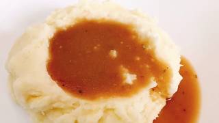 Garlic Mashed Potatoes amp Savory Stovetop Gravy [upl. by Eirena753]