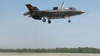 F35B Completes First Vertical Takeoff amp Landing [upl. by Dionisio757]