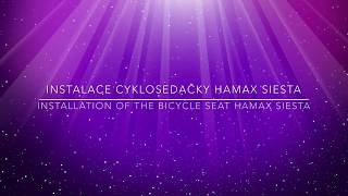 Instalace cyklosedačky Hamax Siesta Premium [upl. by Lagiba]