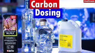 Carbon Dosing your Reef tank  Vinegar Vodka RedSea NoPoX and biopellets for nitrate reduction [upl. by Reyam951]