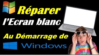 RÉPARER LE PROBLÈME DAFFICHAGE ÉCRAN BLANC SUR PC WINDOWS 1011 [upl. by Thrift]