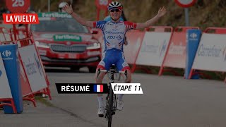 Résumé  Étape 11  La Vuelta 20 [upl. by Ecnarrat]