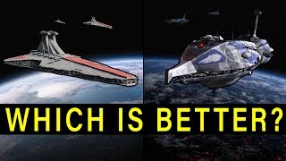 VENATOR Star Destroyer vs PROVIDENCE Cruiser  Which Capital Ship is Better  Star Wars Versus [upl. by Ahtrim997]