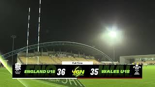 England v Wales  U18’s Men’s Six Nations Festival [upl. by Stonwin397]