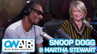 Snoop Dogg amp Martha Stewart Team Up For Potluck Dinner Party  On Air with Ryan Seacrest [upl. by Anyek]