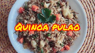 Quinoa Recipe  Quinoa Pulao  Quinoa Vegetable Pulao  Healthy Quinoa Recipes healthy pulao recipe [upl. by Sinnel]