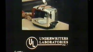 1981 UL Labs quotUnderwriters Laboratoriesquot PSA TV commercial [upl. by Pulchi]