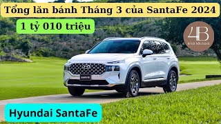 ✅Hyundai Santafe Ưu đãi Tháng 32024  Sẵn xe giao ngay  Giá chỉ từ 1 tỷ 010 triệu  Bốn Bánh [upl. by Hamnet]