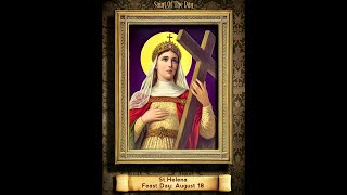 Saint of the Day — August 18 — Saint Helena saintoftheday [upl. by Atiuqahs]