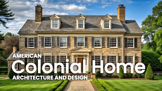 American Colonial Homes  American Colonial Interior Design  Colonial House  American Architecture [upl. by Aretta]