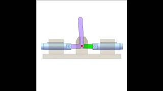 Linkage Of 2 Sliders 2 Conrods [upl. by Johen]