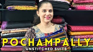 Pochampally Unstitched Suits  Navratri Special Collection [upl. by Lauryn]