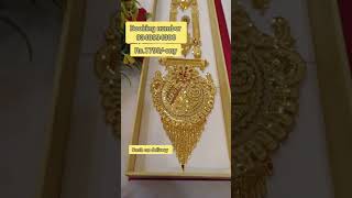 One gram gold plated jewellery viral long haar gold viralvideo trending wedding reels [upl. by Allemrac155]