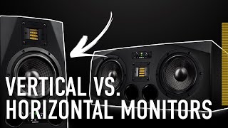 VERTICAL Vs HORIZONTAL Studio Monitors Can They Be Flipped  ADAM Audio [upl. by Thaddeus977]