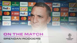 Brendan Rodgers on the match  Lazio 20 Celtic [upl. by Eletnahs844]