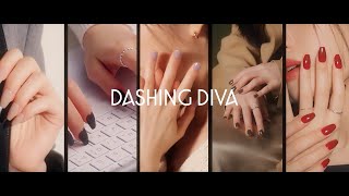 DASHINGDIVA SIMPLE COLOR NAIL 💅 [upl. by Oht]