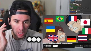 DANDADAN IN DIFFERENT LANGUAGES REACTION [upl. by Kabob]