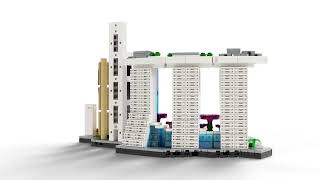 LEGO 21057 Architecture Singapore Skyline 2TTOYSLEGOPLAYMOBILCOBI [upl. by Eanerb387]