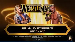 WWE 2K24 DDP Vs Randy Orton [upl. by Nali]