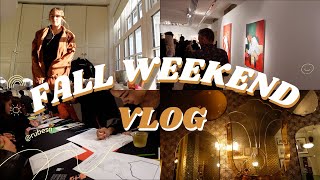 Fall Weekend VLOG  Gallery  Friends [upl. by Paske]