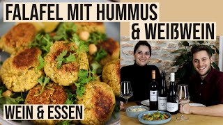 🍷 WEIN amp ESSEN  Der perfekte Weißwein zu Falafel und Hummus GrauburgunderWeißburgunderVermentino [upl. by Edla]