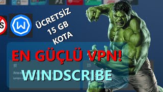 EN HIZLI VPN OLABÄ°LÄ°R WINDSCRIBE VPN Ä°LE YASAKLARDAN KURTULUYORUZ âœŠ [upl. by Clardy]