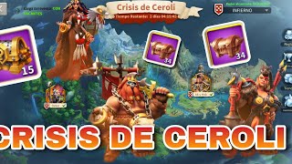 CRISIS DE CEROLI  RISE OF KINGDOMS [upl. by Ilan]