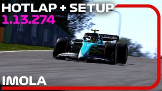 F1 23 IMOLA Hotlap  Setup 113274 89 th Worldwide Ranking 💪 [upl. by Ez611]