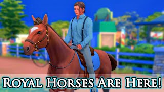 ROYAL HORSES ARE HERE  The Royal Family Stream Archive  The Sims 4 [upl. by Relyc]