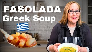 FASOLADA This Super Easy and Delicious Greek White Bean Soup is Perfect for a Cold Winter Day [upl. by Baun]