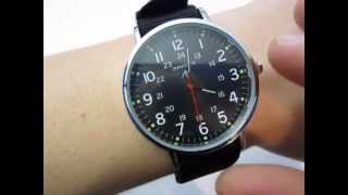 Wancher NATO 24 hrs 41mm Flieger Pilot Wrist Watch [upl. by Karub]