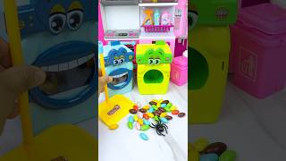 Washing Machine Cleaning Set Toys Satisfying With Unboxing ASMR Videos [upl. by Rutherfurd]