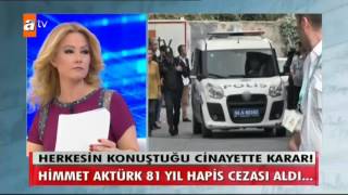 Himmet Aktürk 81 yıl hapis cezası aldı Müge Anlı İle Tatlı Sert 09 Mart 2017  atv [upl. by Nenerb]